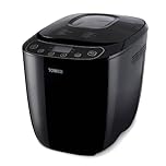 Tower 2lb Digital Bread Maker with 12 Automatic Programs, 13 Hours Delay Timer, 60 Minutes Keep Warm Function, Adjustable Crust Control, Non-Stick Bread Pan, 550W, Black, T11003