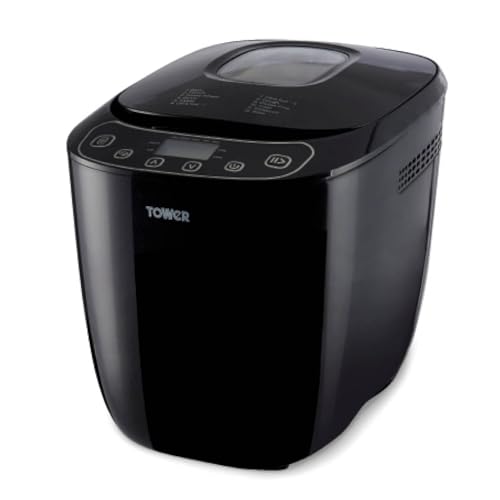 Tower T11003 2 lb Digital Bread Maker with 12 Automatic Programs, 13 Hours Delay Timer, 60 Minutes...