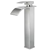 Wbslzepnuy Alto Rubinetto Bagno Lavabo a Cascata, Miscelatore Lavabo Bagno