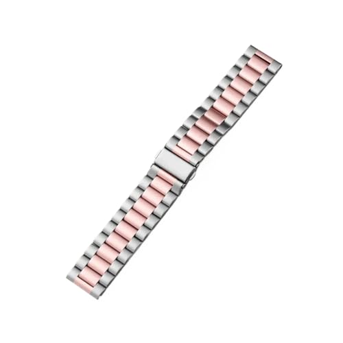 [LOKLNEYK] �ɓK������Huawei Watch GT6 /5 /4/ 3 Pro 46mm�u���X���b�g�ɓK������22mm���^���X�e�����X�X�`�[���X�g���b�v(Silver powder)