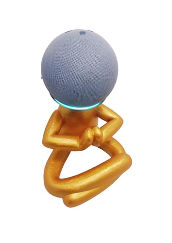 Suporte Para Echo Dot 5a Geração Meditação Dourado