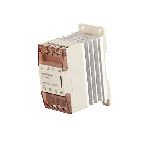 Relais statique AC SSR Aramox entrée 90-250V sortie 24-380V CA pour rail DIN