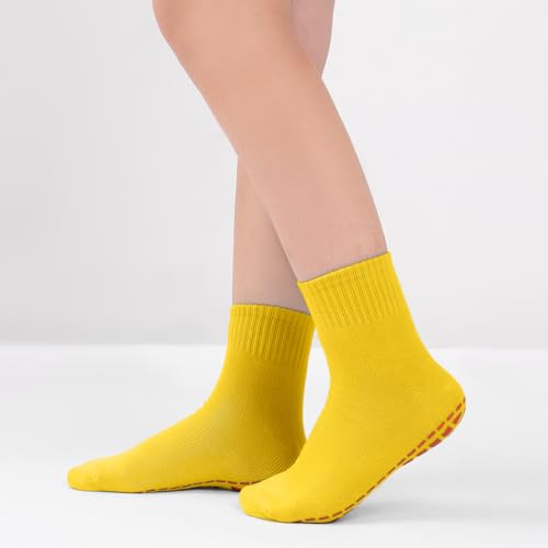 NOVAYARD Non Slip Socks Yoga Hospital Grippy Socks for Women Men Pilates Barre 10 Pairs4