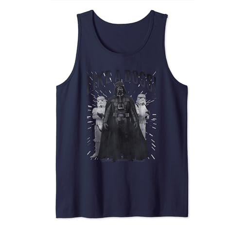 Débardeur Star Wars Vader imprimé graphique humoristique coton noir