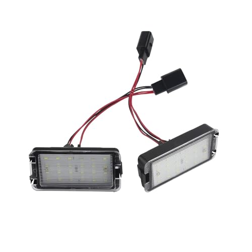 Lámpara de matrícula LED de alta luminosidad para Seat León Ibiza y Toledo pack de 2 unidades