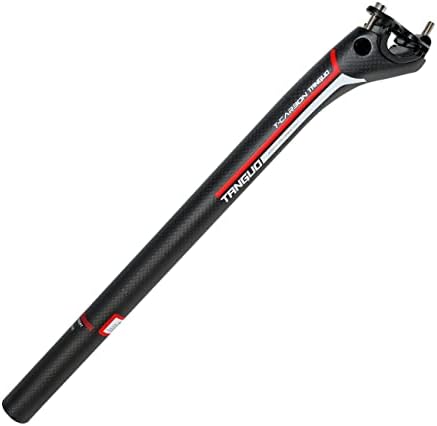 TANUP Bike Seat Post Lightweight Bicycle Seat Post Sturdy Carbon Seatpost Durable and Easy to Install Bike Seat Posts Great for Mountain Bike Road Bike Seatpost 27.2 Diameter