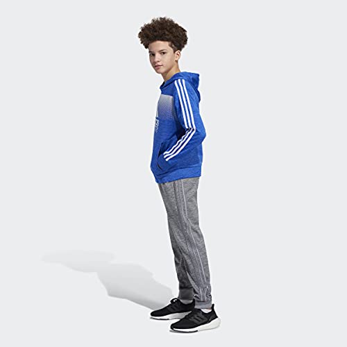 Adidas Boys Size Fade Horizon Pullover Hoodie, Bold Blue Heather, M+ (10/12 Plus) #TOP5