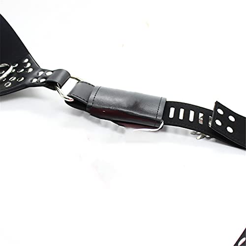 Harness serviesset kuisheidsgordel handboeien sex sm erotiek kunstleer Ouvert SM ondergoed met slot U-convex bedboeien… - Afbeelding 7