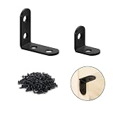 32PCS L Bracket Stainless Steel Corner Brace Sets, Joint Right Angle Bracket 90 Degree Corner Fasten