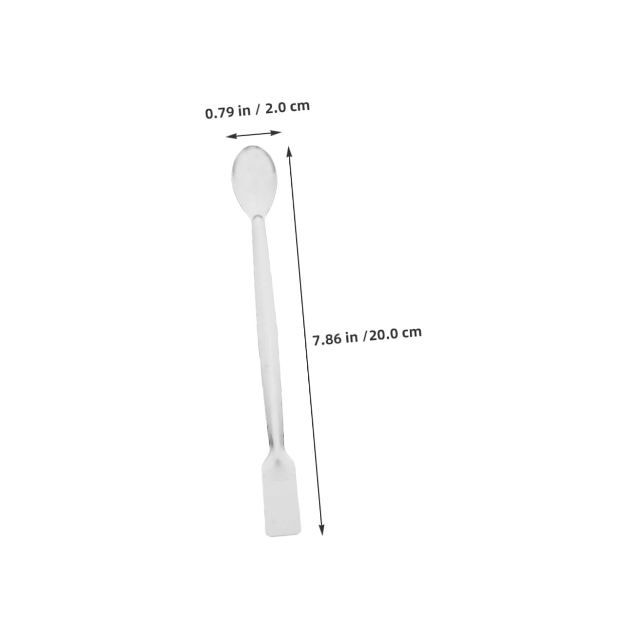 10pcs Stainless Steel Lab Sampling Double Ended Micro Scoop Precision Measuring Spatulas for Scientific Handling Laboratory Use