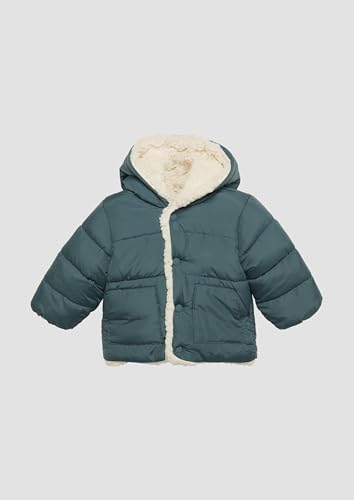 Steppjacke mit Teddyplüsch-Futter