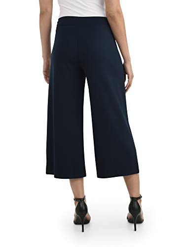 Women's Wide Leg Ponte Cropped Pants3