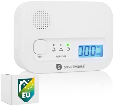Smartwares Carbon monoxide detector - 10 year sensor - with displ...