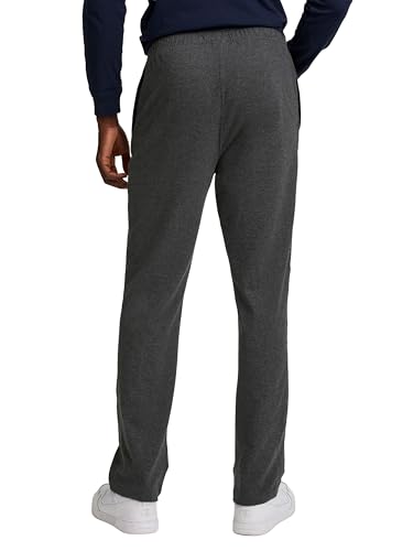 Image of Champion Men's Open-Bottom Lounge Pants, Standard Fit, Lightweight 100% Cotton, Available in Regular and Big & Tall