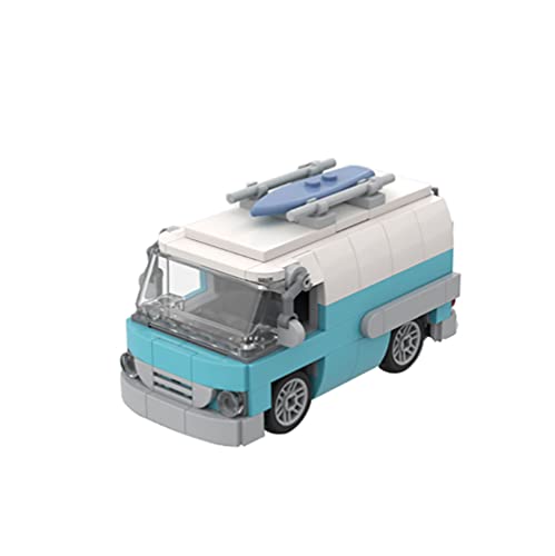 YHYL 195 Stück MOC RC Car Retro Surf Van Classic Building Block, Technic Puzzle Spielzeug Super Racing RC Car Kit…