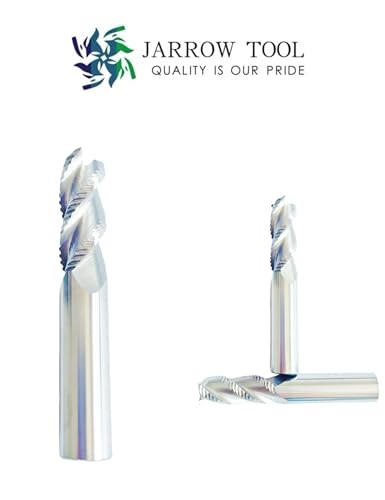 Image of 1PCS 1 /2 inch Carbide Roughing End Mill for Aluminium - HRC50-3 Flute - 1 /2 * 1 /2 * 1 /4 Shk Dia, 3 inchOal