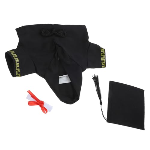 SUPVOX Doll Dresses Graduation Bear Costumes Compact Doll Clothes Reusable for Boys and Girls