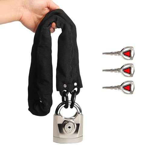 OPSOOPI Bike Lock with Alarm 130dB, Heavy Duty Motorcycle Locks Anti Theft...