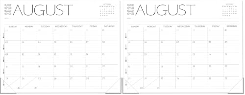 Image of GuassLee Desk Calendar 2026-2027, 19 Months (Jun 2026-Dec 2027), 14 inch x 11 inch (Pack of 2)