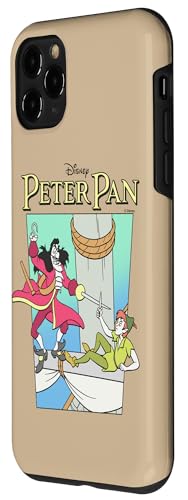 Coque iPhone 11 Pro Disney Peter Pan et Capitaine Crochet design coloré - 2