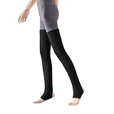 YAMEE Kniestrümpfe Damen Acryl,Yoga Socken Overknee Frauen Atmungsaktiv & Dehnbar,Stulpen Damen Lange Gestrickt Beinwärmer Weiches Warme,Beinstulpen Strumpf für Ballett Fitness Yoga