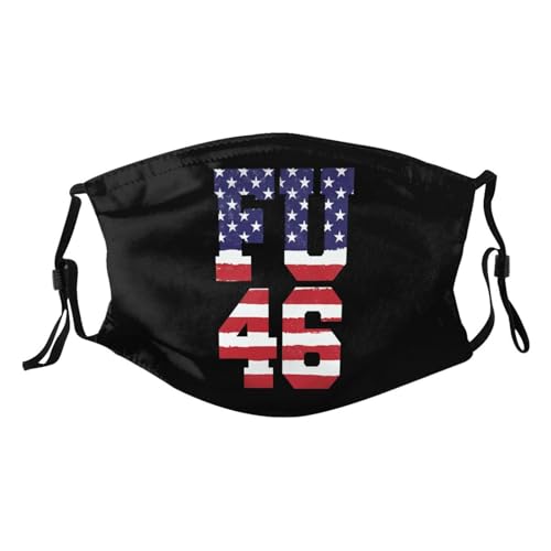 Fu 46 Anti Joe Biden Adult Dust Mask Adjustable Dust Face with 2 Filter3516