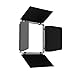 GVM Professional Foldable Barndoor of LED Video Light for YU150R Soft Panel Light