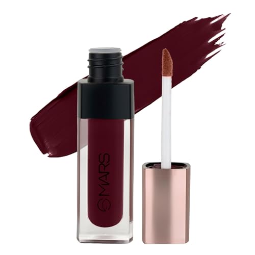 Image of MARS Popstar Non-Drying Liquid Mousse Lipstick for Women with Matte Finish | Lightweight and Non-Sticky Formula | Up to 12 Hour Long Lasting | Transferproof & Waterproof (6.0ml) (25-After party)