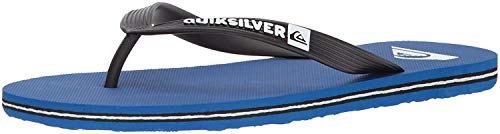 Quiksilver Men's Molokai Sandal, Black/Blue/Black, 14 M US