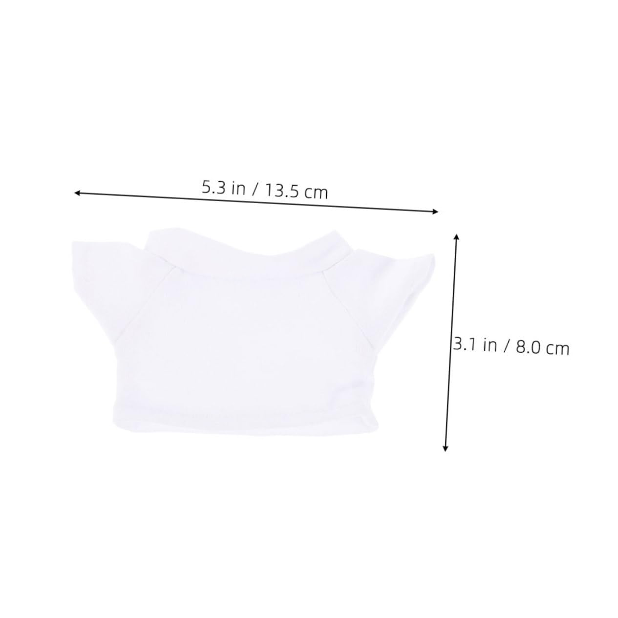 DOITOOL 5pezzi Vestiti Forma Di Orso Per Animali Di Peluche Magliette Orsetto Giocattolo Scollo Rotondo Facile Da Indossare Abbigliamento Per Bambole Di Peluche Per Gioco e Occasioni