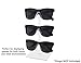 Marketing Holders Eyewear Holder Tabletop Display Stand Holds 3 Pairs of Sunglasses or Eyeglasses Clear Acrylic with Square Base for Tradeshows Expos Optical and Department Stores