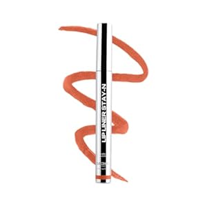 Sacheu Lip Liner STAY-N Peel Off Lip Stain — Long Lasting Waterproof Lip Tint with Hyaluronic Acid & Vitamin E — Transfer Proof Matte Finish, Vegan & Cruelty-Free (SINamon)