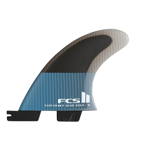 FCS II Performer PC Medium Tranquil Blue Quad Rear Fins