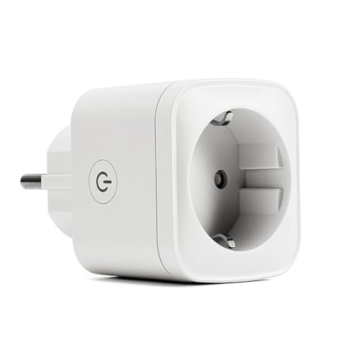 Offgridtec Smart WiFi Steckdose, App-gesteuert über Smart Life/Tuya, Echtzeit-Energieüberwachung, Timer & Szenen, Kompatibel mit Alexa/Google Home, Max. Last 16A/3680W (1Stück)