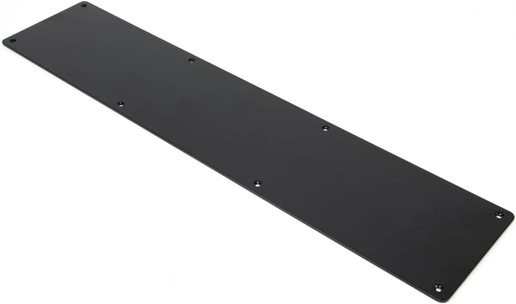 Don-Jo P&L Door Solutions-Metal Door Kick Plate (BK) Black Finish-8 inx30 in-for 32 in (Width) Doors