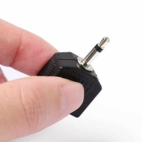 Uxcell 6 Pcs 3.5Mm Mono Audio Connector To 2 Port 3.5Mm Jack Splitters Adapters #TOP5