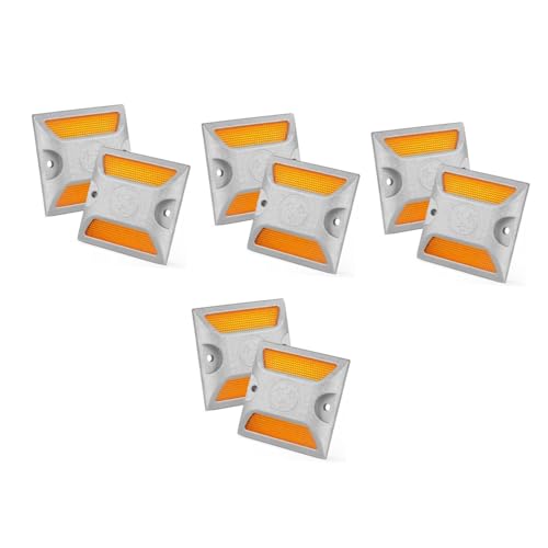 Marcadores reflectantes para pavimento SUPVOX 8 piezas