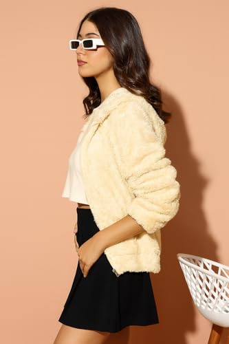 Image of THE DRY STATE Women's Fur Pull Over With High Neck