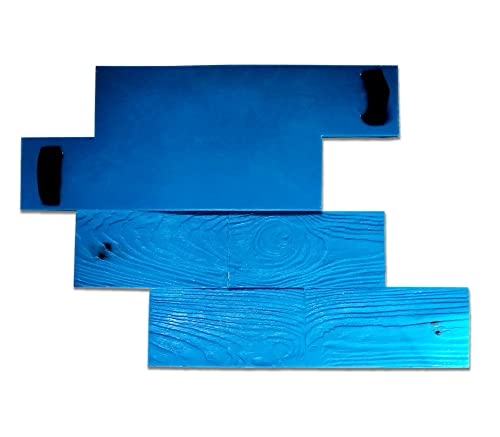 Sello de hormigón de poliuretano flexible para moldear tablón de madera 3