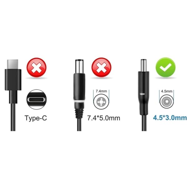 Caricabatterie HP 65W 19.5V 3.33A Per Pavilion 11 14 15 17, Elitebook, ENVY