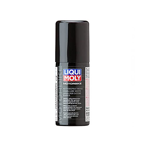 LIQUI MOLY Motorbike Spray para cadenas blanco, 400 ml, lubricante Harried sin cobre SKU: 5981