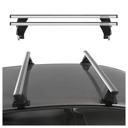 OMAC Lockable Aluminium Cross Bars Pair