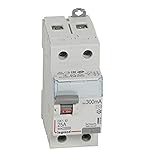Tipo AC Legrand 411524 Interruptor Diferencial - Potencia de 230W - Intensidad de 25A y Sensibilidad de 300 mA - Color Gris - 86x108x41 cm - 1 Pieza