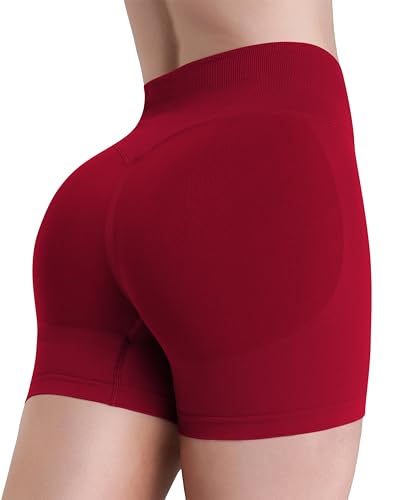 Image of Sunzel Women's Scrunch Butt Biker Shorts, High Waist, No Front Seam | 90% polyamide /10% spandex, subtle scrunch contour, supportive high waist, no front seam, 4 inch & 6 inch inseams