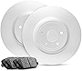 R1 Concepts Rear Brakes and Rotors Kit |Rear Brake Pads| Brake Rotors and Pads| Ceramic Brake Pads and Rotors |fits 2015-2021 Subaru Legacy, 2015-2021 Subaru Outback, 2016-2020 Subaru WRX