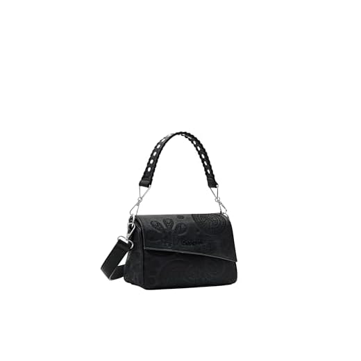 Desigual Bols_Dejavu Phuket Mini, Sac à Main en polyuréthane Femmes, Noir, Taille Unique