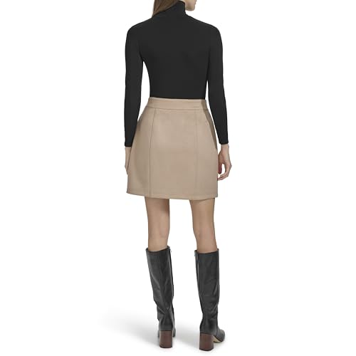 Andrew Marc Women's Faux Suede Skirt4
