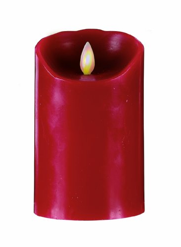 image for Mystique Flameless Candle, Red 5