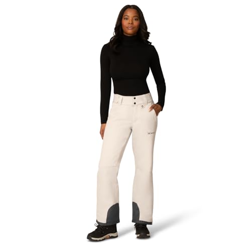 Pantalon de neige femme coupe-vent avec guêtres de protection