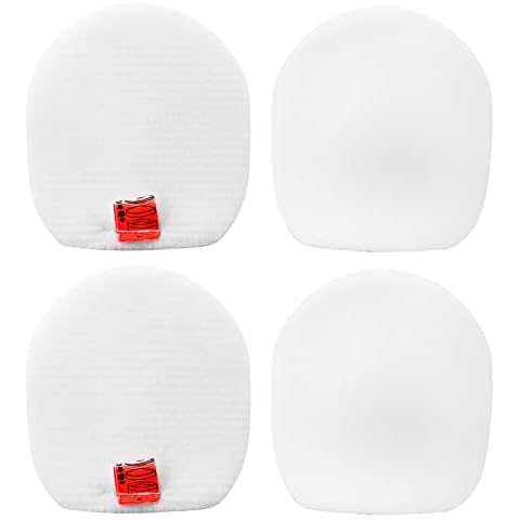 4Pcs Foam Filter Felt Filter For Shark IZ140,IZ142,IZ162H Anti Hair Wrap Pet Corded Vacuum Cleaner Cover